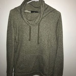 Cowl neck Olive Sweater